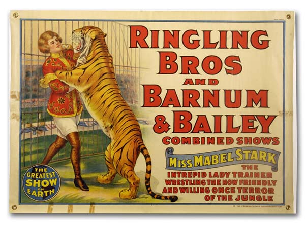 circus tiger posters